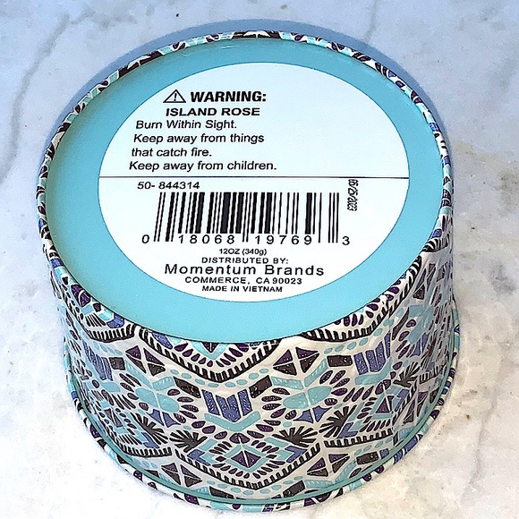 SUSAN JACOBS NEW YORK ISLAND ROSE TIN LARGE 12 oz NEW - Picture 4 of 4